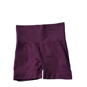 Set Active Sculpt flex Ribbed Purple Shorts Size Small